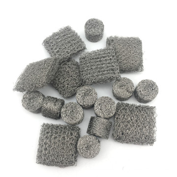 Joint tricoté de grillage de fil d&#39;échappement tricoté par nickel pur de résistance à la corrosion